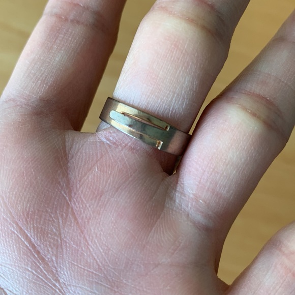 Drusty ring. Adjustable size - Picture 2 of 3